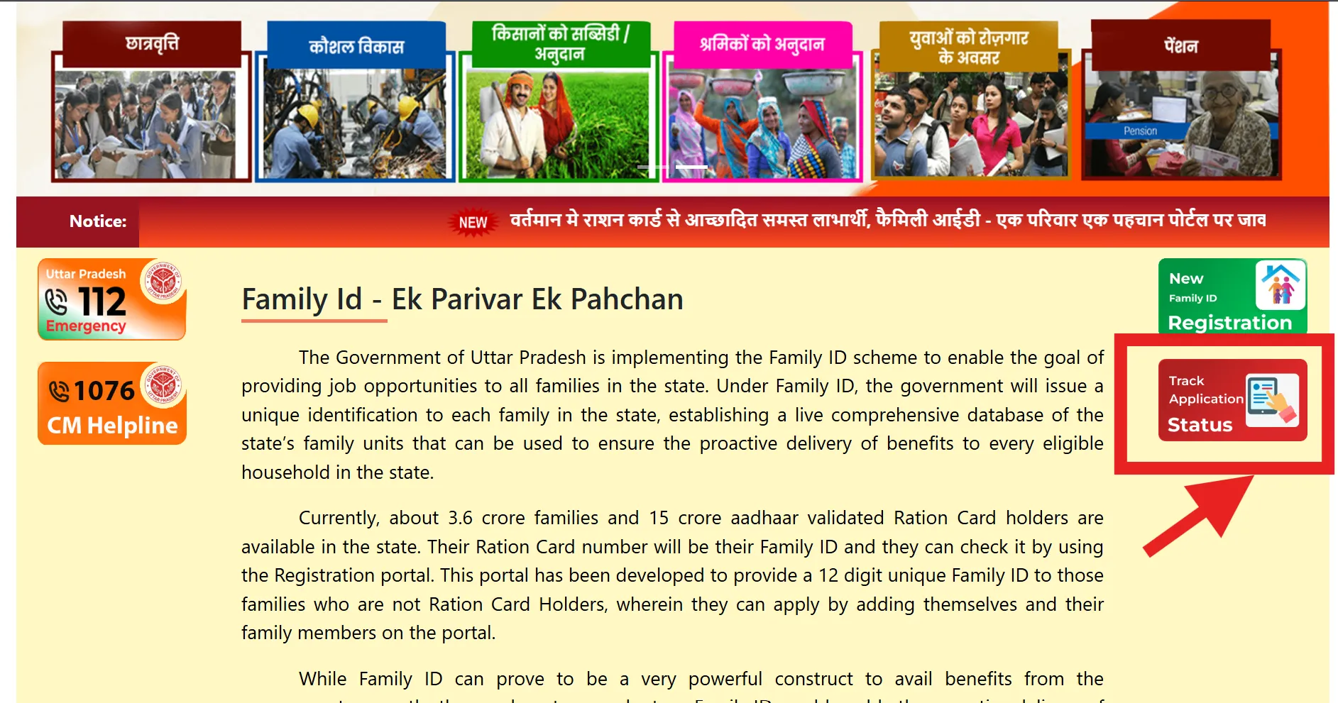 Track Application Option